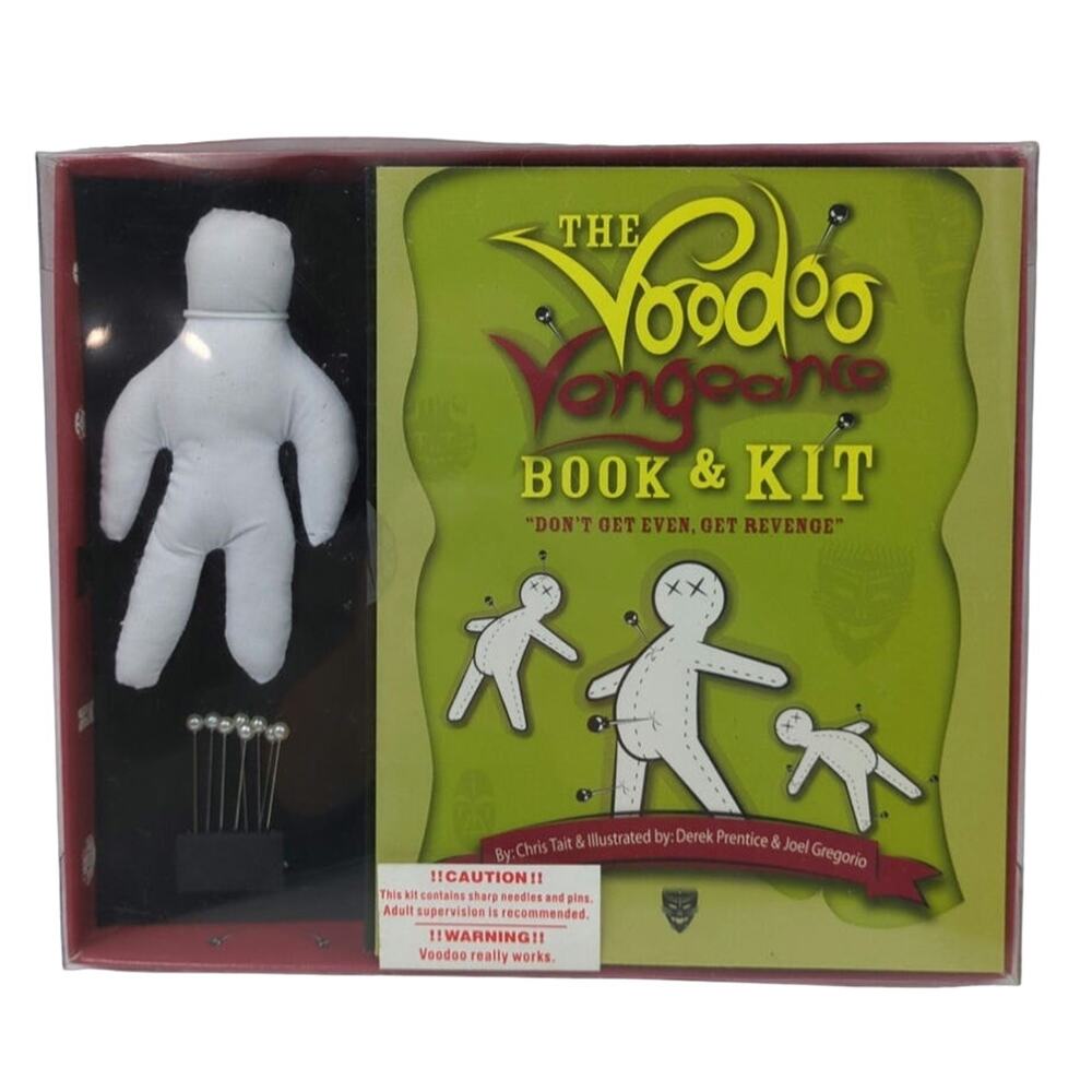 The Voodoo Vengeance Book and Kit Don't Get Even Get Revenge New in Open Box